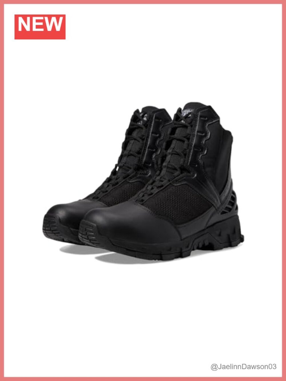 Women's Hands-Free Pull-On Tactical Boots, Slip-Resistant Work Boot